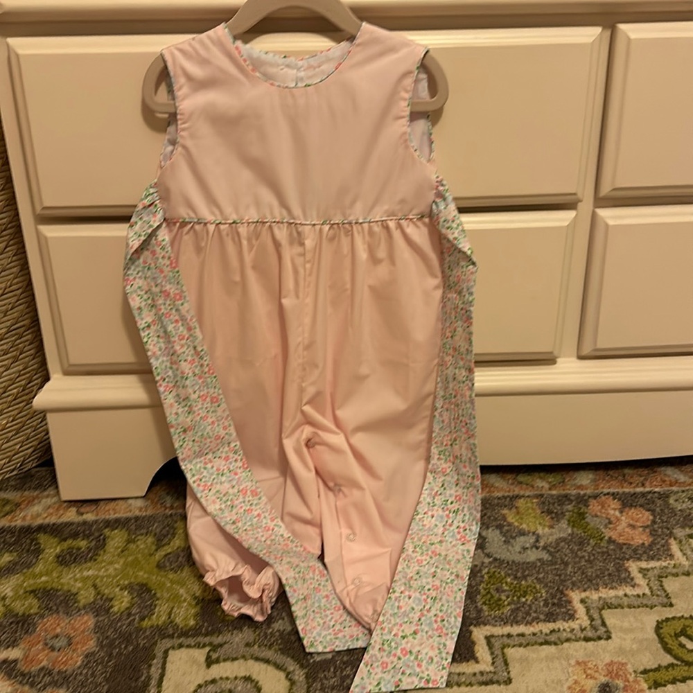 TBBC sleeveless Rebecca romper in mountain brook floral